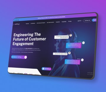 image showing Wittify.ai design at cplus design agency